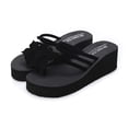 thumbnail image 1 of Leutsin Women's Summer Wedge Heel Platform Slippers Flip Flops Beach Shoes, 1 of 9