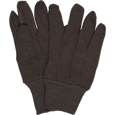 Boston Industrial Gants de Travail en Jersey Brun de 9 Oz, Poignet Tricoté, Lot de 12