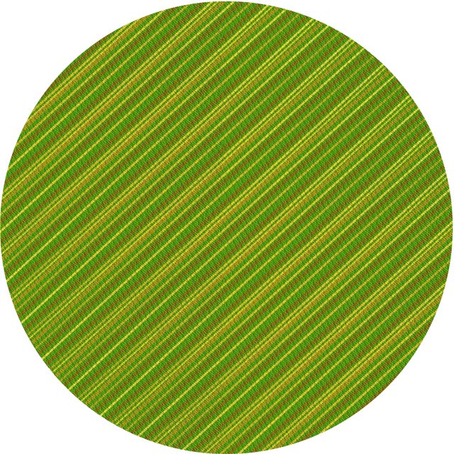 Ahgly Company Tapis de Zone Rond Vert Transitionnel pour Intérieur Lavable à la Machine, 8 Pieds Rond