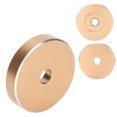 thumbnail image 2 of Aluminum Turntable Adapter, Vinyl Black Adapter Smoothly Played A Prolonged Service Life Reduced Pitch Swing  For Most Big Hole Records Silver,Gold,Black, 2 of 8