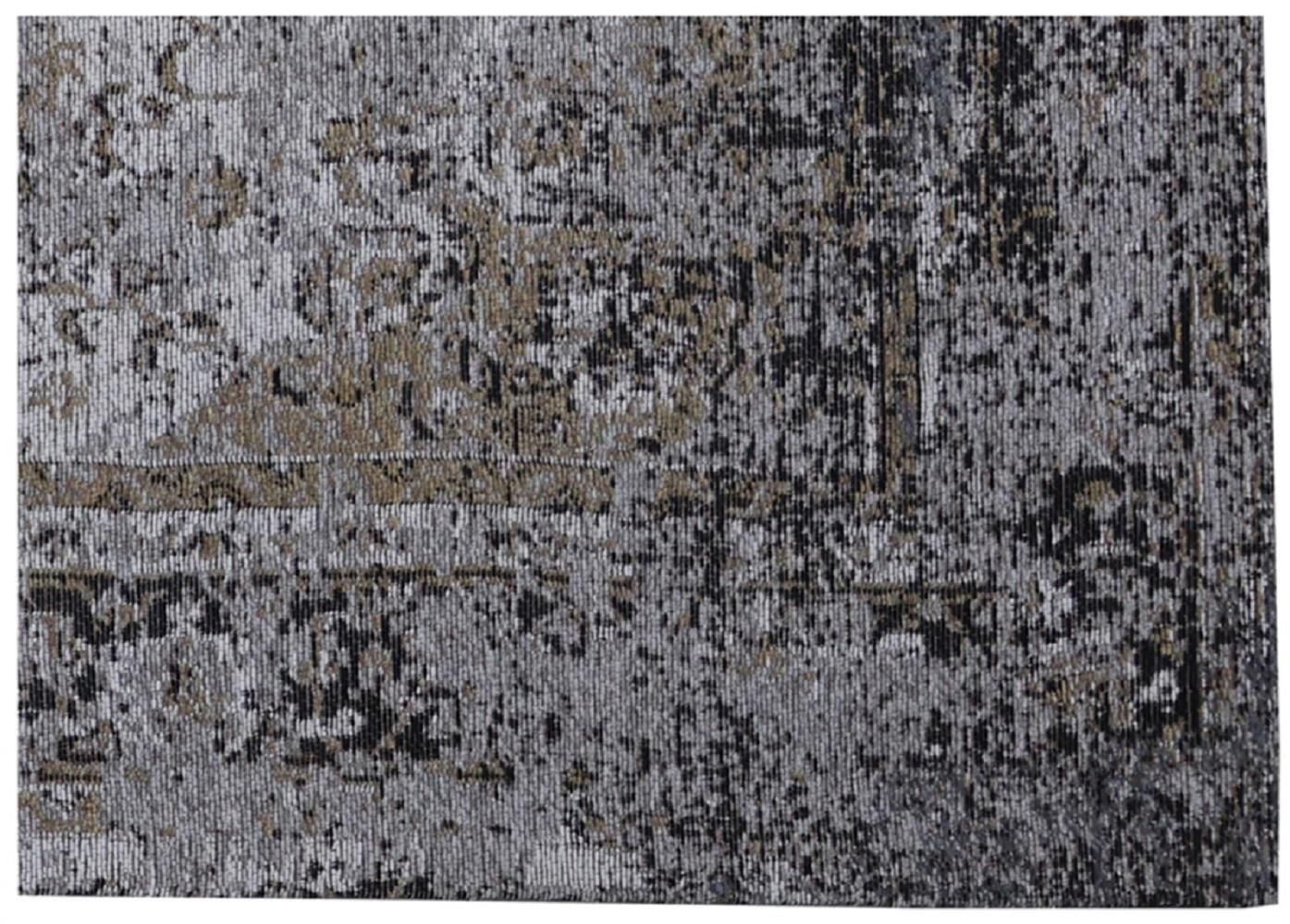 Tapis jacquard médaillon gris Home Decor Inc – 122 x 183 cm, idéal pour le salon