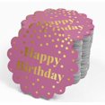 thumbnail image 4 of Inkdotpot Real Gold Foil Happy Birthday Tags Favor Hang Paper Tags 100 Pieces, 4 of 6