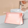 thumbnail image 4 of Big Save,HWRETIE Jelly Series Cosmetic Bag - Pvc Water-Resistant Storage Pouch,Solid Color Makeup Bathroom Bag, 4 of 6