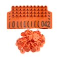 thumbnail image 1 of Livestock Ear Tags for Identification, Waterproof and Rust-Resistant, Multiple Sizes Available, 1 of 8
