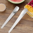 thumbnail image 1 of Dvkptbk Stainless Steel Pastry Spoon Ice Cream Spoon Stainless Steel Spoon High End Home Dessert Spoon Flat Topped Long Handled Cake Spoon Mixing Spoon Ice Cream Spoon Kitchen Utensils & Gadgets, 1 of 6
