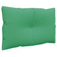 thumbnail image 3 of vidaXL Pallet Cushions 2 pcs Green Fabric, 3 of 5