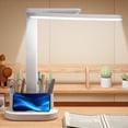 thumbnail image 4 of Storage Boxs Danhjin Desk Lamp With Pencil Clock Study Office Eye Protection Desk Lamp Reading Lamp Foldable Desk Lamp Large Capacity Battery Home Decor, 4 of 6