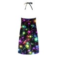 thumbnail image 5 of Ovzne Robes pour Femmes Robe Femme Femmes Robes d'Été Plage Dentelle Panneau Imprimé Sans Manches Décontractée Ample Robe Débardeur Grande Taille Robe Imprimée Liquidation, 5 of 5