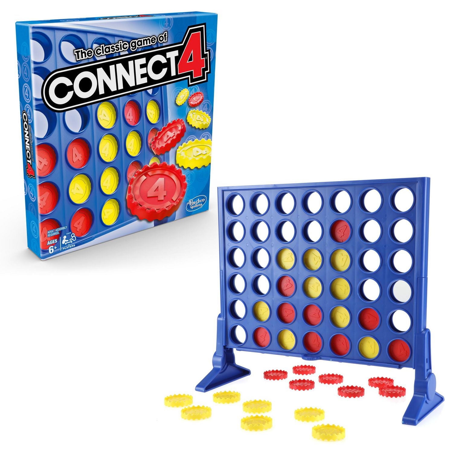 Jeu classique Connect 4, jeu de stratégie pour 2 joueurs, grille Connect 4, 4 en ligne, jeu pour enfants, à partir de 6 ans