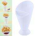 thumbnail image 2 of French Fries Cup Container Dipping Cone Snack Holder Stand for Salad Sauce Kitchen(2pcs), 2 of 8