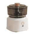 thumbnail image 1 of Rongfmy Food Processor Blender Chili Pepper Shredder 350ml Kitchen Tools Electric Garlic white, 1 of 9