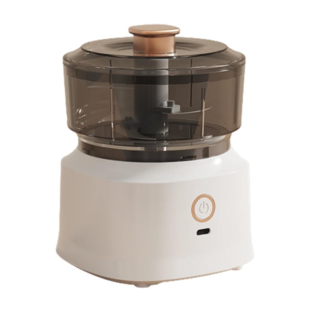 Rongfmy Food Processor Blender Chili Pepper Shredder 350ml Kitchen Tools Electric Garlic white
