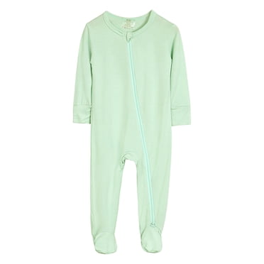 Baby Boys Girls Long Sleeve Zipper Footed Sleeper Jumpsuit Romper Pajamas for Cozy Comfort