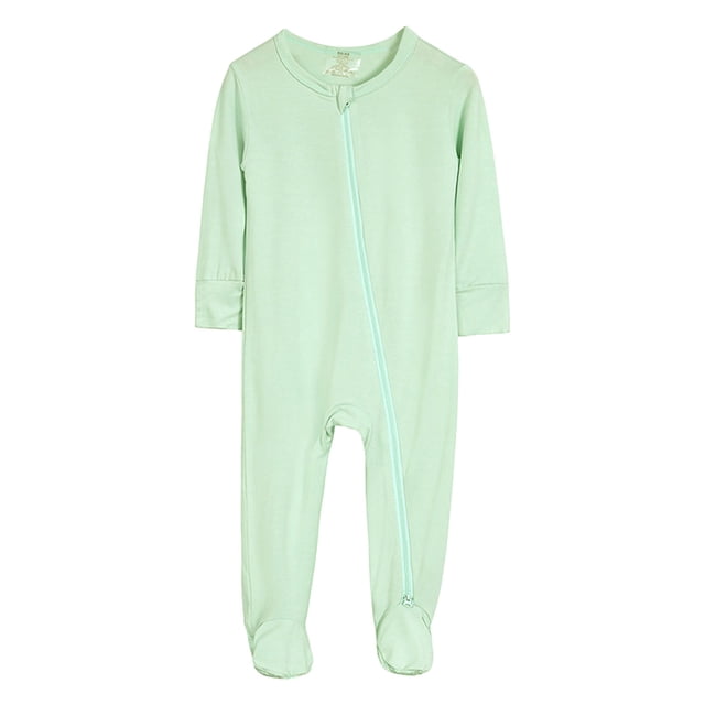 Combinaisons en Coton pour Garçons et Filles, Pyjamas à Pieds, Fermeture Éclair, Manches Longues, Dormeuse, Combinaison, Vêtements