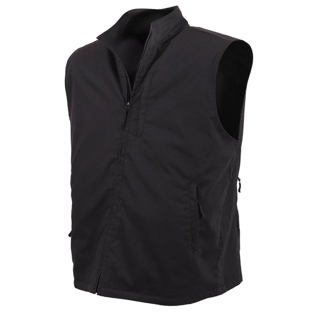 Rothco Undercover Travel Vest - Black, Small