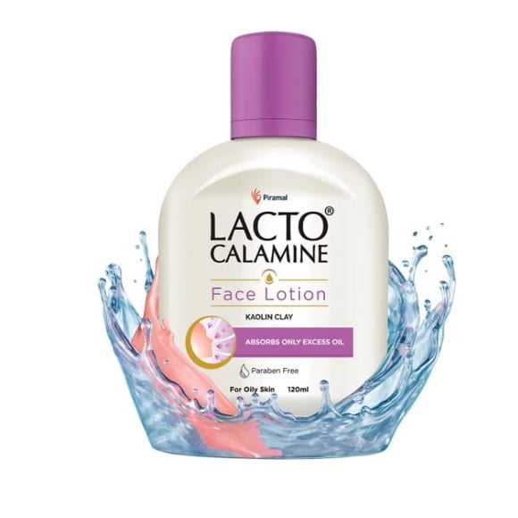 Lacto Calamine Oil Balance Lotion with Kaolin Clay for Oily Skin | Paraben Free 120 ml Lotion