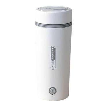 Portable Electric Heating Kettle Small Water Boiler for Chocolate Home white