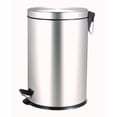 thumbnail image 1 of Mainstays 12 Litre Round Stainless Steel Pedal Garbage Waste Bin, 1 of 6