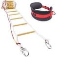thumbnail image 3 of ISOP Rope Ladder Fire Escape Use | Emergency Exit Ladder 8/13/16/25/32 ft | Retractable Safety Rope Ladders with Carabiners – Lightweight & Compact | Multi Function | Reusable, 3 of 6