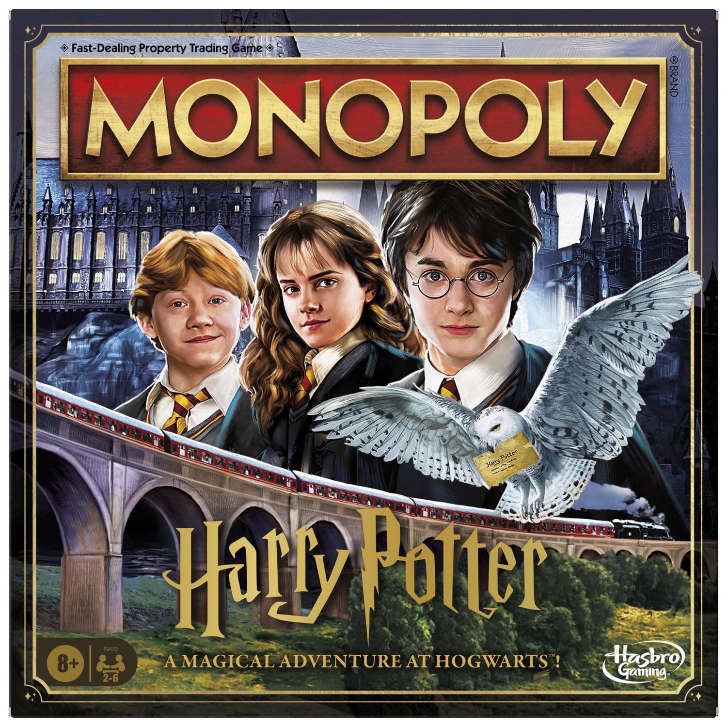 Monopoly Harry Potter Edition Board Game, Family Games for 2 to 6 Players