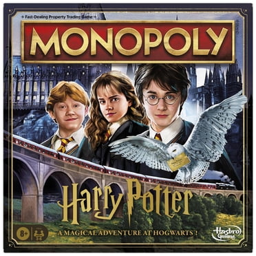 Monopoly Harry Potter Edition Board Game, Family Games for 2 to 6 Players, Ages 8+