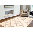 thumbnail image 1 of ECARPET Area Rug for Living Room and Dining Room  Kasbah Ivory 6'3" x 9'6", 1 of 9