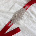thumbnail image 4 of Wedding Ribbons Bridal Belt Dress waistband Handmade Prom Crystal Sashes Evening Party Handmade Rhinestones Waistband, 4 of 7