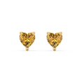 thumbnail image 1 of Heart Birthstone Stud Earrings, 1 of 4