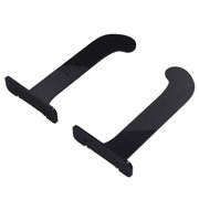 Yoga Mat Storage Rack, Durable Save Space Acrylic Yoga Mat Wall Mount Holder with Screw for Office for Bedroom Transparent,Black
