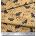 thumbnail image 3 of Soimoi Georgette Viscose Fabric Sleigh & with Love Text Printed Craft Fabric by The Yard 42 Inch Wide, 3 of 5