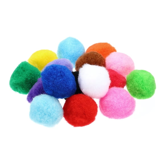 Uxcell 16 Pcs Pompons de 2 Pouces pour Bricolage, Multicolore