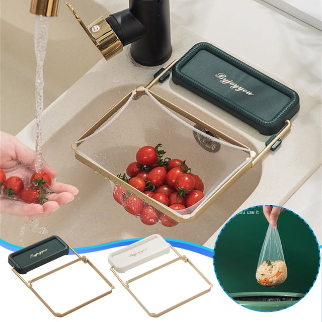 Iumwxz Kitchen Gadgets Kitchen Sink Disposable Filter Network Rack Food Bowl Pool Anti-Blocking Bracket Leftovers Filter Rack Kitchen Utensil Set White Metal Deals on Home