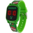 thumbnail image 3 of Minecraft Kids’ Digital LED Watch – Green Creeper Design with TNT & Game Icons, 3 of 3
