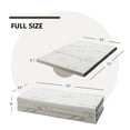 thumbnail image 2 of Gymax FULL 3'' Tri-fold Memory Foam Floor Mattress Topper Portable w/ Carrying Bag, 2 of 10