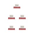thumbnail image 3 of Thinsony Wear-resistant Car Modification Gasket Screws For Long-lasting Car Improvements Red screw 5Set, 3 of 6