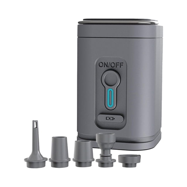Mini Pump Inflate and Deflate Air Pump Electric Air Pump Portable Air Pump for gray