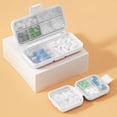 thumbnail image 4 of Plastic Pill Cutter Divider Box | Tablet Splitter and Organizer for Medication | Adjustable Medicine Dispenser for Home, Travel, and Outdoor Use, 4 of 5