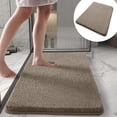 thumbnail image 1 of TIMIFIS Bathroom Rugs Solid Color Long Cotton Velvet Carpet Super Absorbent Thick Plush Against Slip Floor Mat Home Bathroom Foot Mat Bath Mat, 1 of 6
