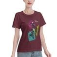 thumbnail image 2 of T-Shirt Basique à Manches Courtes pour Femmes Style de Rue Demon Slayer, 2 of 6