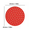 thumbnail image 2 of Tapis d'Isolation Rond Carré avec Trous Antiadhésif pour Friteuse à Air Chaud de Qualité Alimentaire Plateau pour Friteuse à Air pour Four Grand Plateau pour Friteuse à Air pour Four, 2 of 3