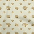 thumbnail image 1 of oneOone Polyester Spandex Medium Yellow Fabric Food Dress Material Fabric Print Fabric By The Yard 56 Inch Wide, 1 of 3