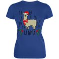 thumbnail image 1 of Christmas Fa La Llama Juniors Soft T Shirt, 1 of 1