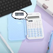 Dvkptbk Color Flip Function Calculator Time Display for Primary And Secondary School Students Exam Special Mathematical Computer Small Mini Portable,Gifts for Kids