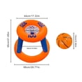 thumbnail image 2 of Outdoor Toys Pool Basketball Stand Set for Water Games Ideal for Competitive Shooting Summer Featuring Inflatable Stand for Outdoor Use, 2 of 4