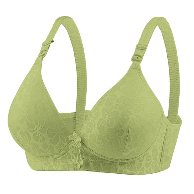 Timegard Bras for Women No Underwire Adjustable Strap Full Coverage High Support Comfort Daily Bralette