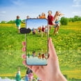 thumbnail image 2 of OULII 1 Set of Selfie Reflector Reflection Mirror Phone Clip Black Plastic Photo Prop for Outdoor Adventures, 2 of 4