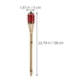 thumbnail image 2 of KAKOWELY Cylindrical Torch for Backyard Decor 1 Pair, 2 of 8