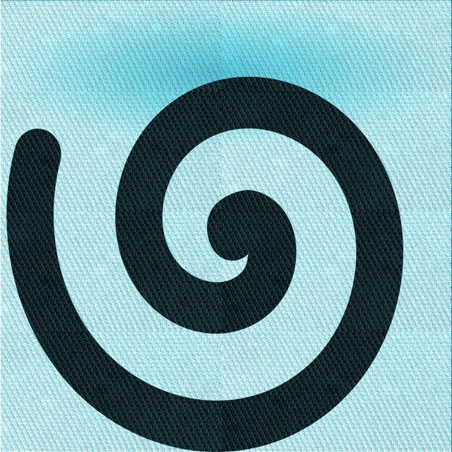 Ahgly Company Tapis d'Intérieur Lavable à la Machine, Carré, Transitionnel, Bleu Geai Bleu, Tapis de Zone, 8 Pieds Carré