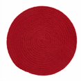 thumbnail image 2 of Split P Red Essex Round Placemat Set of 4, 2 of 4