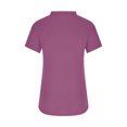 thumbnail image 2 of Birdeem Mode Femmes Décontracté Uni Chandail à Enfiler Col en V Manches Courtes T-Shirt Hauts Blouse, 2 of 5